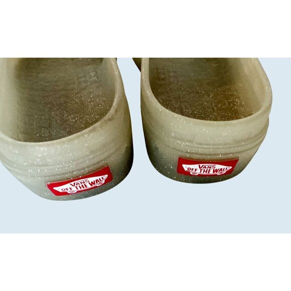 VANS Slip On Mule TRK Glitter Gray Sandal Waterproof Size 8.5 - Picture 6 of 8